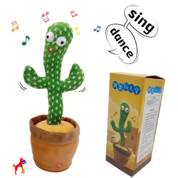 Juguete de Peluche Cactus Bailarín Recargable