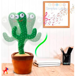 Juguete de Peluche Cactus Bailarín Recargable