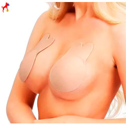 Trio Levanta Senos Brasier Adhesivo Invisible Push Up y Cinta Boob Tape   más cubre pezones