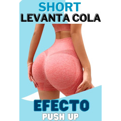Short de licra levanta cola de moda fitness