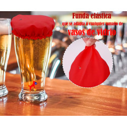 Funda protectora de bebidas antidroga fiesta