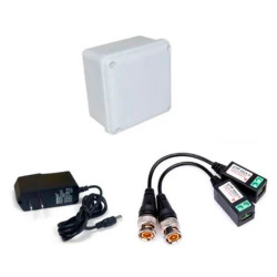 Kit Completo CCTV 2 Megapíxeles Cámaras de Seguridad DAHUA 4 cámaras tipo domo y bala dvr de 8 canales