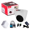 Kit Completo CCTV 2 Megapíxeles Cámaras de Seguridad DAHUA 4 cámaras tipo domo y bala dvr de 8 canales
