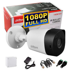 Kit Completo CCTV 2 Megapíxeles Cámaras de Seguridad DAHUA 4 cámaras tipo domo y bala dvr de 8 canales