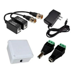 Kit Completo CCTV Fullhd 5 Megapíxeles Cámaras de Seguridad DAHUA 4 cámaras tipo domo y bala + dvr 8 canales + Disco + Gabinete
