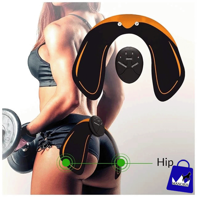 Entrenador fitness de glúteos electro estimulador levanta cola o nalgas