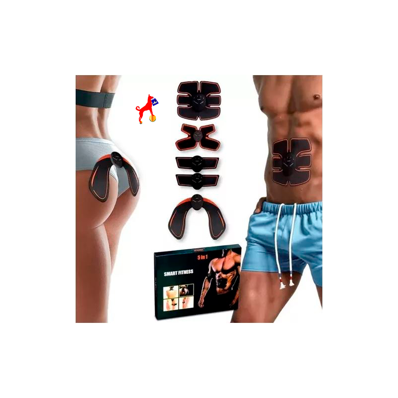 Gimnasia pasiva para cuerpo completo con parche electro estimulador muscular smart fitness