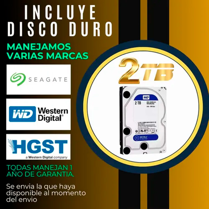 disco duro de 2 erebyte para cámaras de seguridad