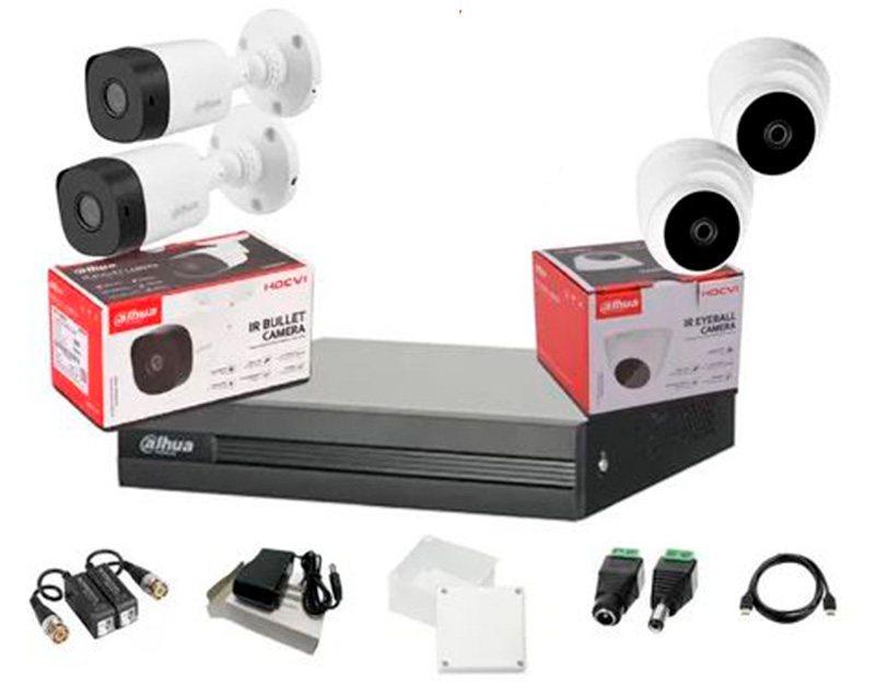 kit cctv 2mpx de cámaras de seguridad dahua